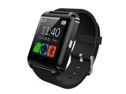 Smartwatch Digital U8 Rastreador de Desportos para Tempo de Exibição Pedômetro Calorias Despertador Monitoramento Do Sono Preto
