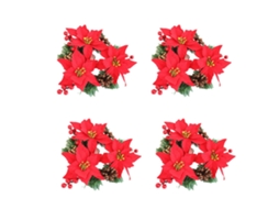 Laxiscreed Vela De Natal Em Guirlanda Colorida, Reutilizável E Resistente Para Festas E Decoração Natalina