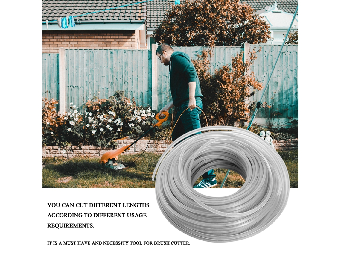 Laxiscreed Corda De Aço Para Cortador De Relva 3.0mm 1lb - Substituição Fácil E Duradoura