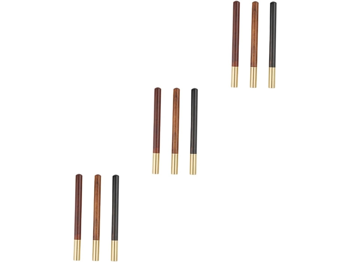 Conjunto De 9 Canetas Esferográficas Vintage Para Uso No Escritório E