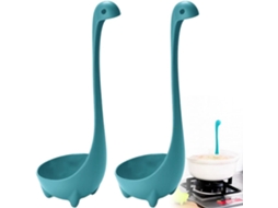 Concha - Azul Grande - 2 Peças Criativas - Alta Resistência Ao Calor - Ideal Para Cozinhar