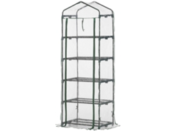 Estufa vertical 69x49x193cm com 5 prateleiras para plantas e cultivos BTFORUS