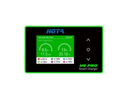 Carregador De Bateria Balanceada Hota H6 Pro Duo Ac 200w Dc 700w 26a Para Bateria Lipo 1 6s