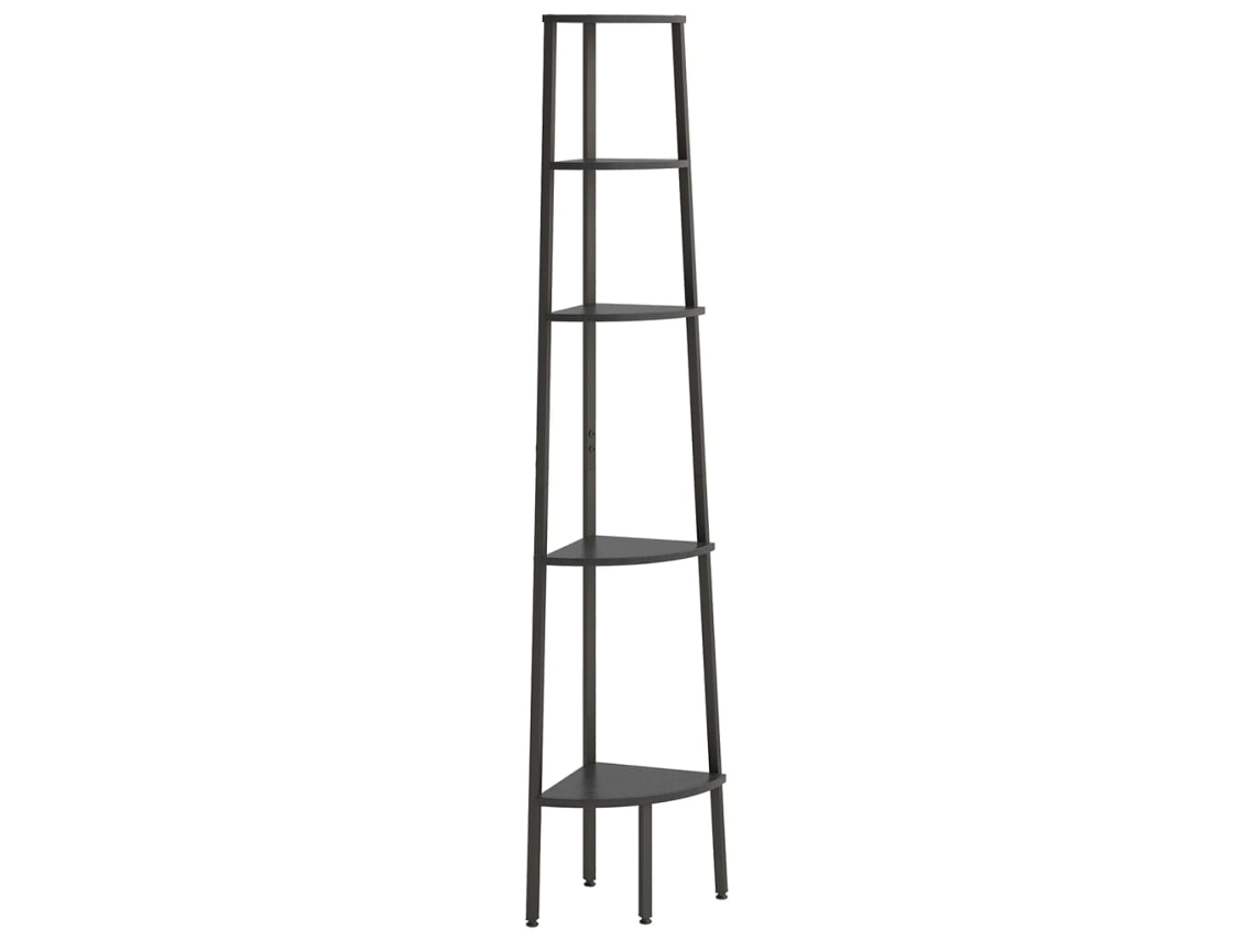 Corner Shelf, Corner Shelves Vidaxl Preto Madeira Processada (n/a)