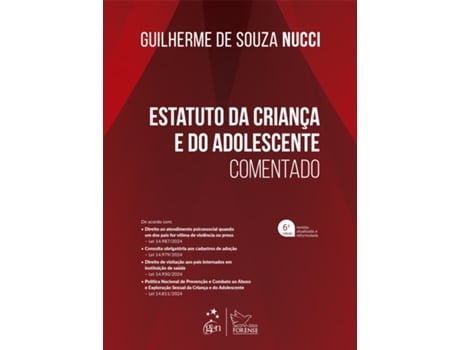 Livro Estatuto Da Criança E Do Adolescente - 6a Edição 2025 De Guilherme De Souza Nucci (português Do Brasil)