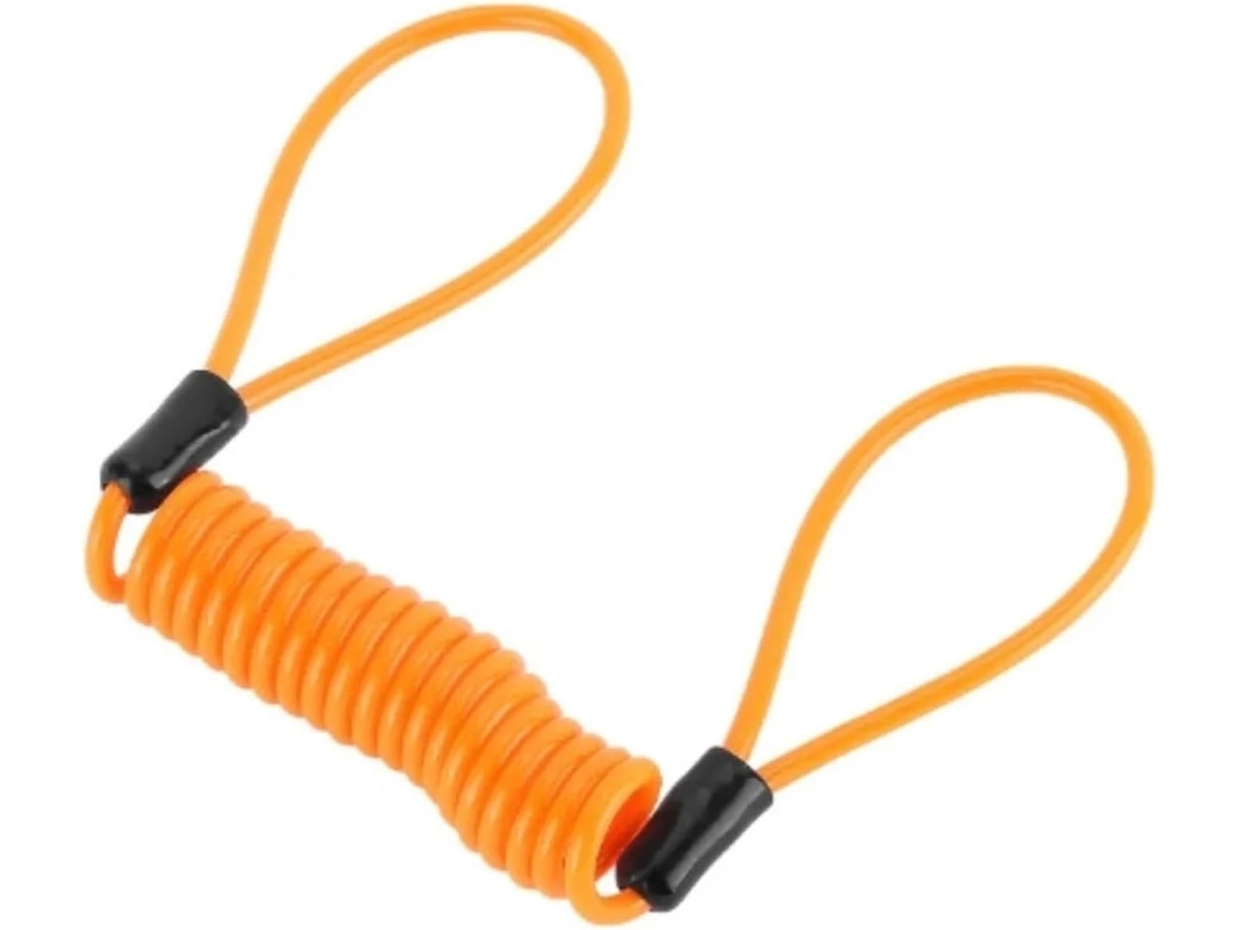 Cadeado para Guidão de Motocicleta Cabo com Mola Bicicletas Corda Bicicleta Motocicletas Antifurto: Este