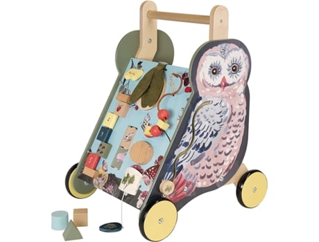 Wildwoods Owl Push-Cart MANHATTAN TOY (Idade minima recomendada: 1 ano)