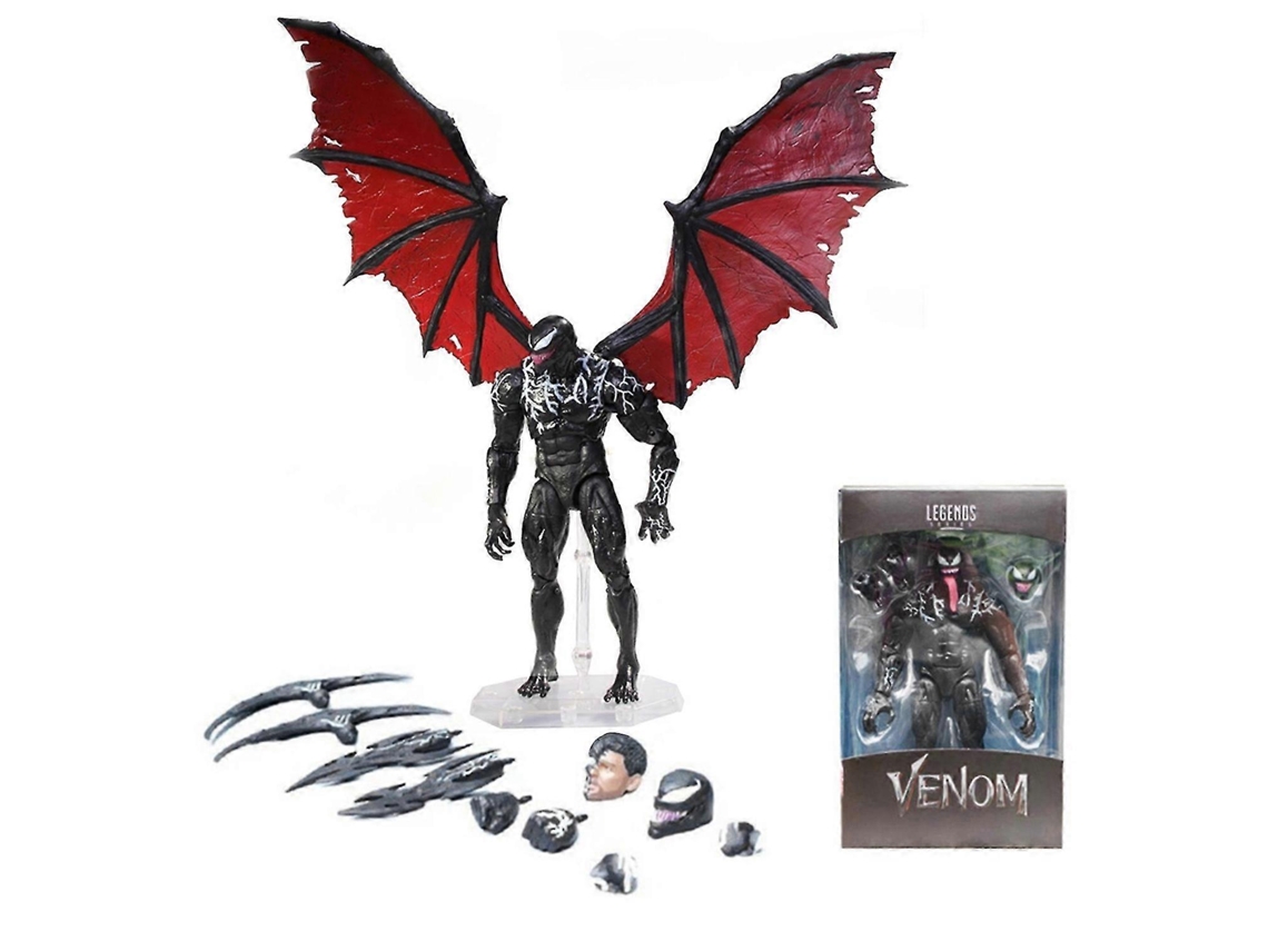 Figura De Ação Venom De 7 Polegadas, Com Asas E Suportes Móveis, Para Coleção
