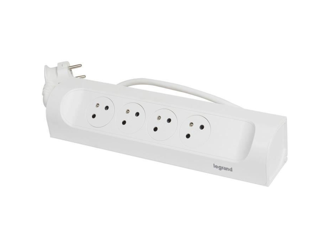 Extensão Elétrica Legrand Fb 4x2pt Ângulo De Canto 1m 1,5mm² Branco