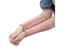 Manoplas De Braço E Pulseiras Para Vôlei E Badminton Com Suporte De Pulso, Tamanho L, Rosa