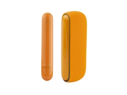 Capa Para Iqos Iluma Modelo De Abertura Lateral Adicionar Painéis Laterais 13x9.5x3cm Silicone Laranja Fwinl