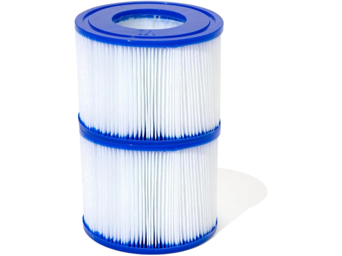 2 Peças de Cartucho de Filtro AQUAFORGE compatível com Bestway 60311 azul para Spa instalação simples