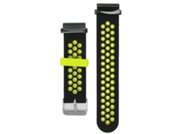 Pulseira de Silicone Ajustável Quick Release para Amazfit Falcon 22mm Preto Verde