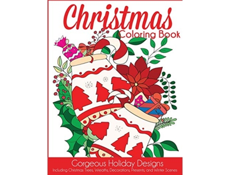 Livro Christmas Coloring Book Holiday Coloring Books de Creative Coloring (Inglês)