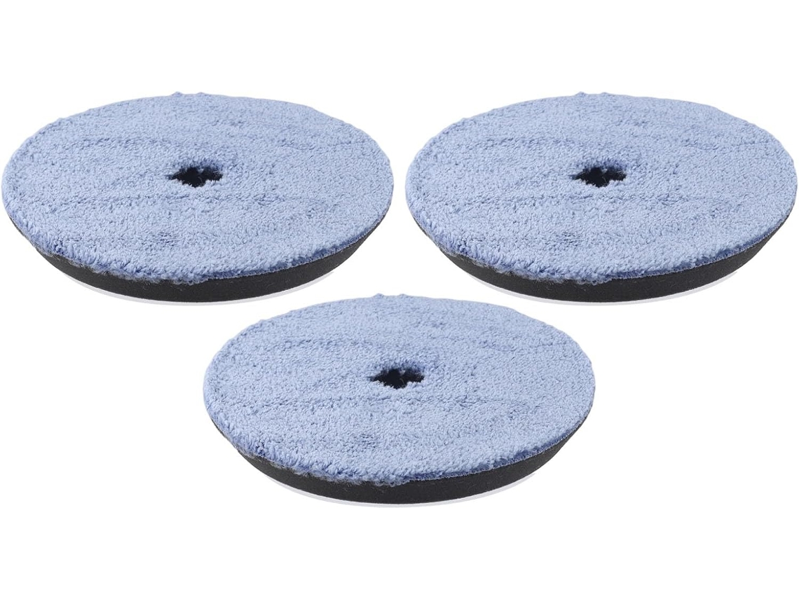 Conjunto De 3 Boinas Microfibra 15 Cm (6 Polegadas), Esponja