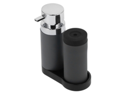 2pcs dispensador de sabão 240ml para cozinha e banheiro recarregável com silicone e resina