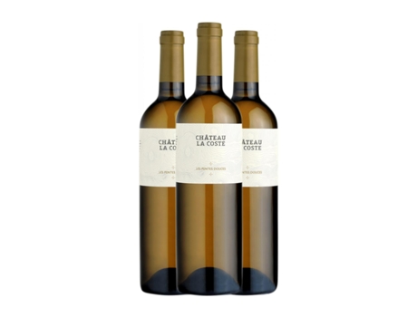 Vinho branco CHÂTEAU LA COSTE Les Pentes Douces Blanc Côtes de Provence Crianza (0.75 L - 3 Unidades)