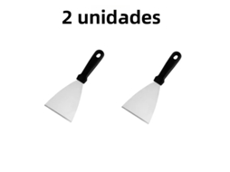 Grelha e Pá MDUG em aço inoxidável, resistentes ao calor, tipo A, 2 peças