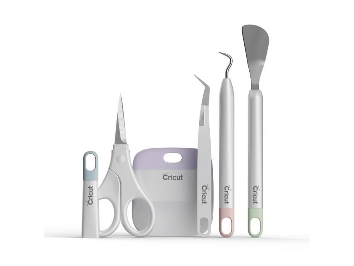 Acessórios para Máquinas de Corte e Prensas Térmicas Cricut: Kit de Ferramentas de Precisão Cricut 5 AQUAFORGE