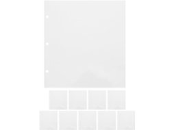 Recarga Para Álbum De Fotos Classeur À Anneaux 3 Trous Autocolante Pvc E Papel 10 Folhas Para Scrapbooking E