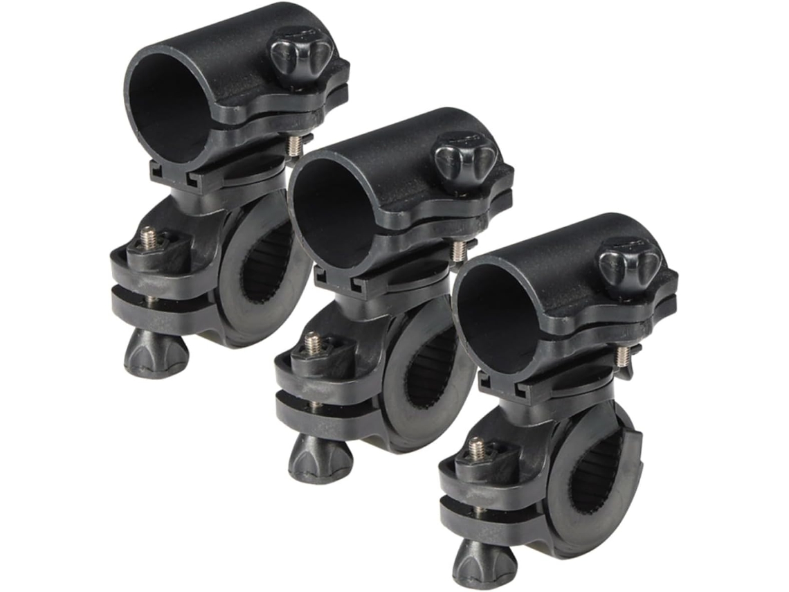 Conjunto De 3 Peças De Suporte Profissional Para Lanterna Com Clipe Estável Para Guidão, Acessórios Gokoco