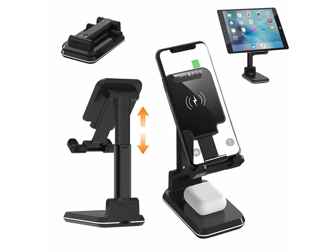Carregador Sem Fio Qi Para Samsung Yizhood Preto