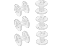 Conjunto De 6 Peças De Fixadores Transparentes Para Carretel De Cordão Plissado De Persianas De Rv, Ferragens Para Cortinas E Persianas