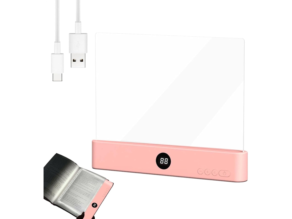 Luminária De Leitura Ajustável – Mesa Compacta E Recarregável | Para No Quarto, Luminária De Mesa Para Estudo E Trabalho