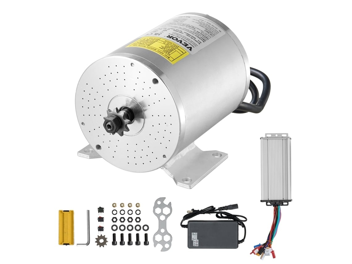 Controlador De Velocidade Atualizado Do Kit De Motor Dc Sem Escova Elétrico Vevor