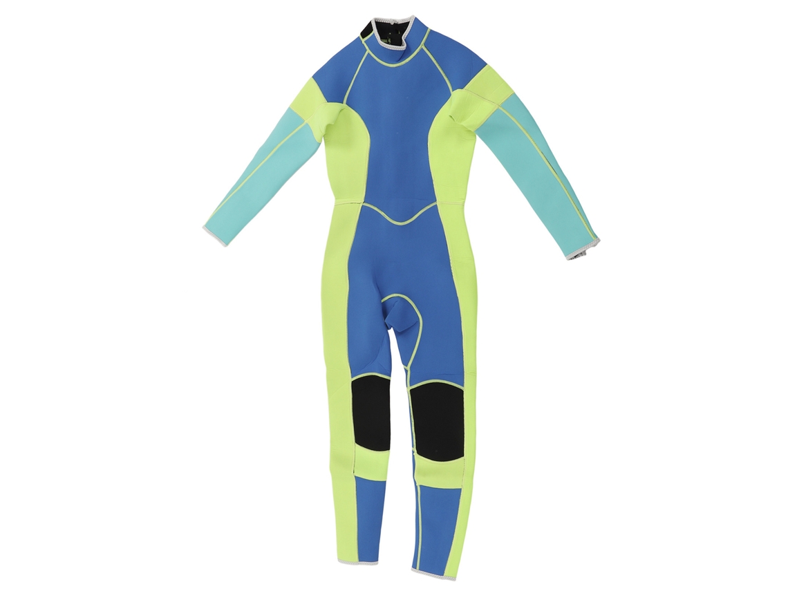 Traje de Mergulho Feminino 3mm Manga Longa Esportes Aquáticos L