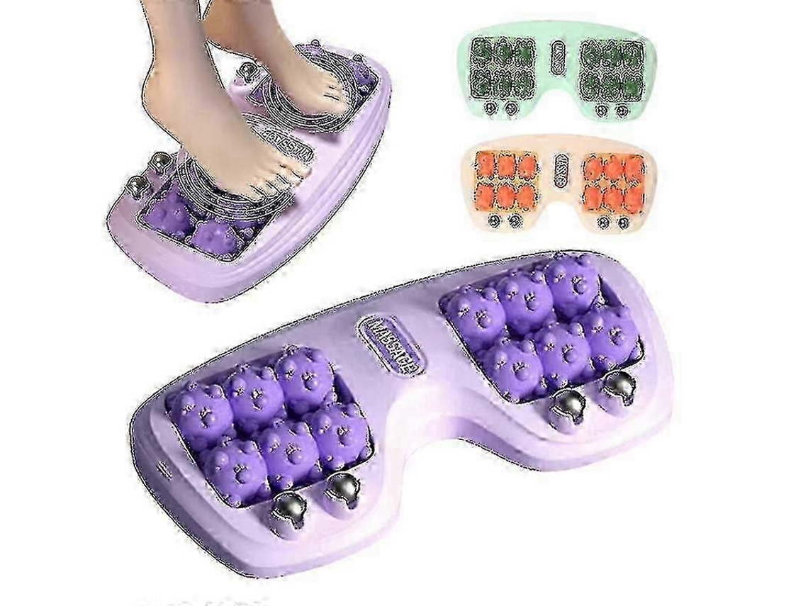 Massageador De Pés Shiatsu Com Rolo E Ferramenta Reflexologia Podal Para Ruptura Da Dor Nos Fascite Plantar.