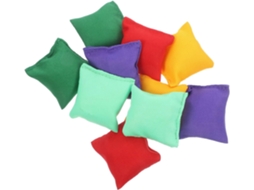 De 10 Sacos De Nylon Para Arremesso, Ideais Para Meninos E Meninas, Para Jogos Ao Ar Livre E Brincadeiras Ao Ar Livre. Gokoco