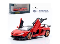 Miniatura de Carro Esportivo em Metal Fundido, Brinquedo Infantil MDUG