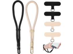 Conjunto De 2 Alças De Pulso Ajustáveis ​​para Celular, Leves E Seguras, Com 4 Suportes De Metal Para Proteção Contra Quedas.