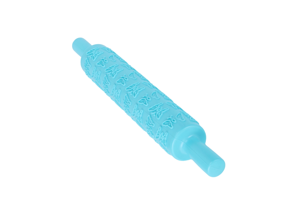 Rolo de Açúcar Engravado em Plástico para Bolo Biscoito Decoração de Massa Borboleta Ferramenta de Cozinha
