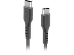 Cabo SBS (USB-C - USB-C - 3 m - Preto)