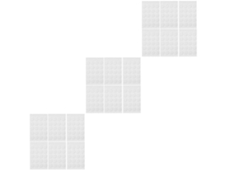 900 Unidades De Adesivos Dupla Face Transparentes