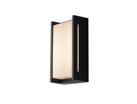 Candeeiro de Parede Exterior Led Compact Retangular Antracite 18 W 4000 K Luz Natural