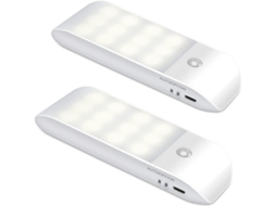 Luz Noturna Led Recarregável, Luz Noturna Automática com BRILVIBERA