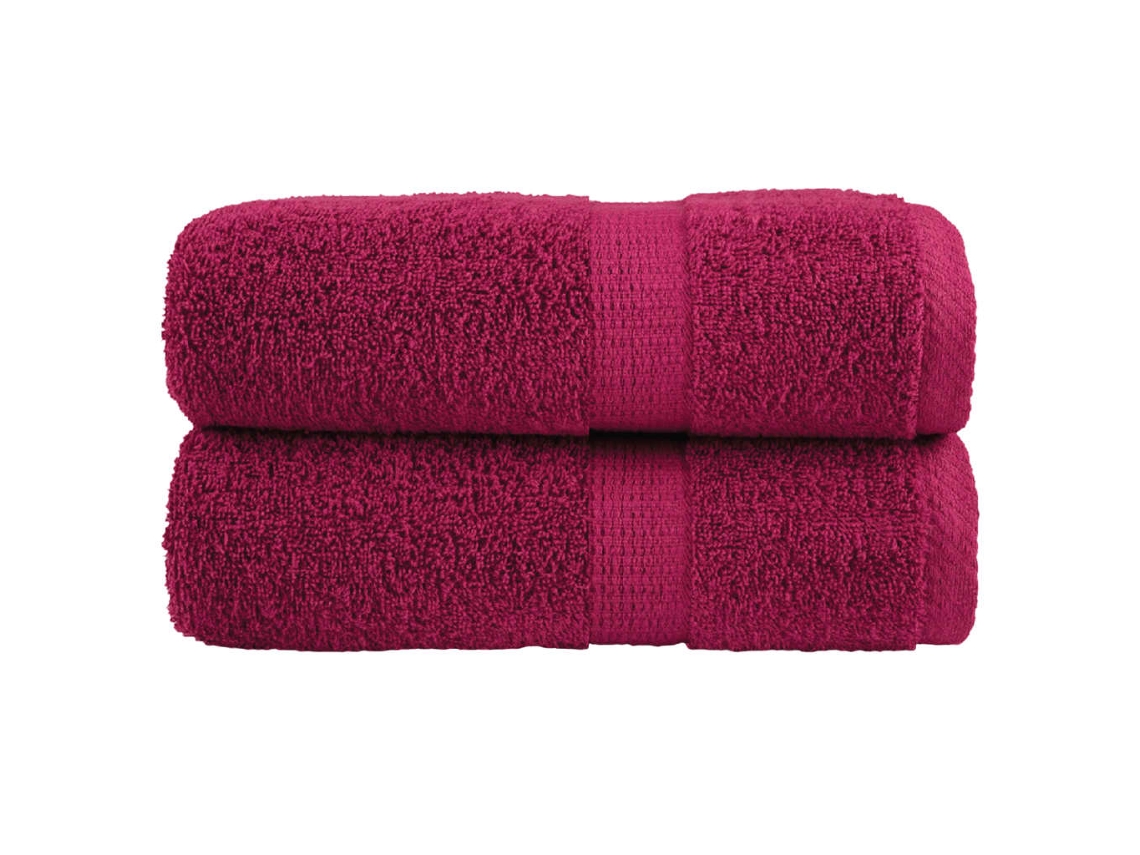 Wash Towel, Wash Towels Vidaxl Vermelho Algodão (30 X 30 Cm)