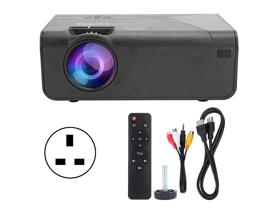 Projetor Portátil 1080p LAXISCREED com Wifi e Tela Sincronizada