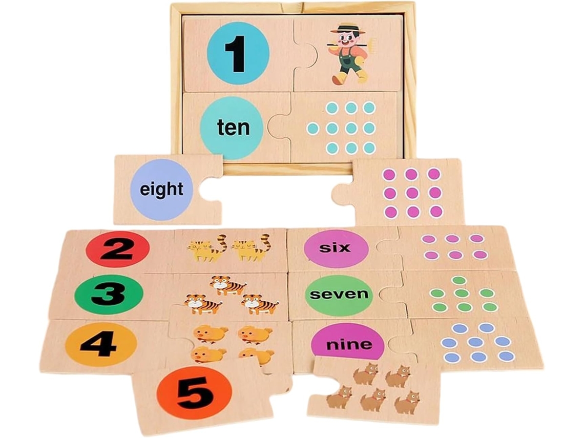 Brinquedos Manipulativos de Matem Tica Educativos Madeira para Aprender a Contar Jogos Interativos Aprendizagem Meninos VAYOTOY