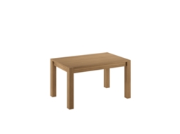 Mesa Extensível Em Madeira Folheada A Carvalho, 140/190 Cm - Mesa De Jantar Moderna E Rústica Com Extensão Retrátil Integrada.