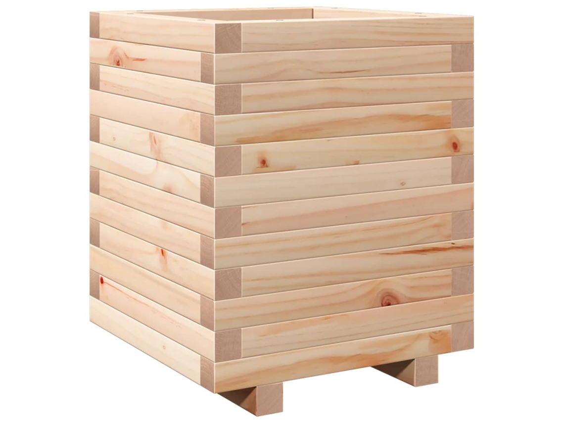 Garden Planter, Garden Planters Vidaxl Marrom Madeira De Pinho (40 X 40 X 49.5 Cm)