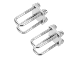 Conjunto De 4 Mini Parafusos Em U De Aço Inoxidável Para Eixos De Reboque