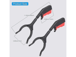 Pinza Recogedora 30cm Senior 2 Pack para Lixo e Reciclagem, Leve e Durável com Design Antiderrapante S/MARCA