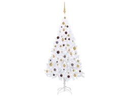 Artificial Christmas Tree, Artificial Christmas Trees Vidaxl Branco Pvc (180 Cm)