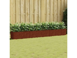 Vidaxl Canteiro Elevado De Jardim 360x40x40 Cm Aço Corten