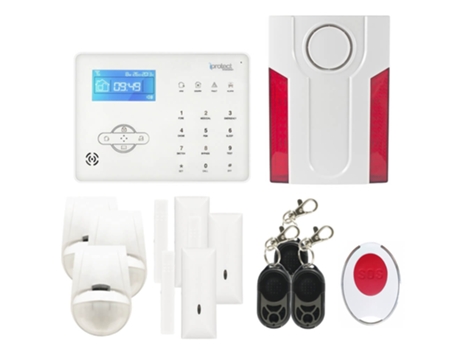 Kit de Alarme Doméstico Rtc 15 com Sirene Flash IPROTECT EVOLUTION