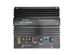 Placa Amplificadora de Áudio para Carro, 12V, 600W, para Subwoofer e Baixos con S/MARCA